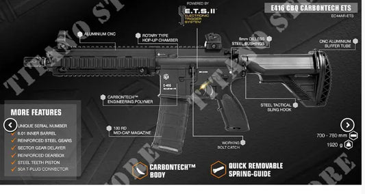 Evolution E416 Cqb Carbontech Ets