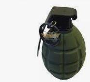 Green Airsoft Gas Grenade