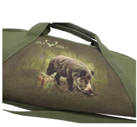 Wild Zone Rifle Case with Scope 128cm Wild Boar